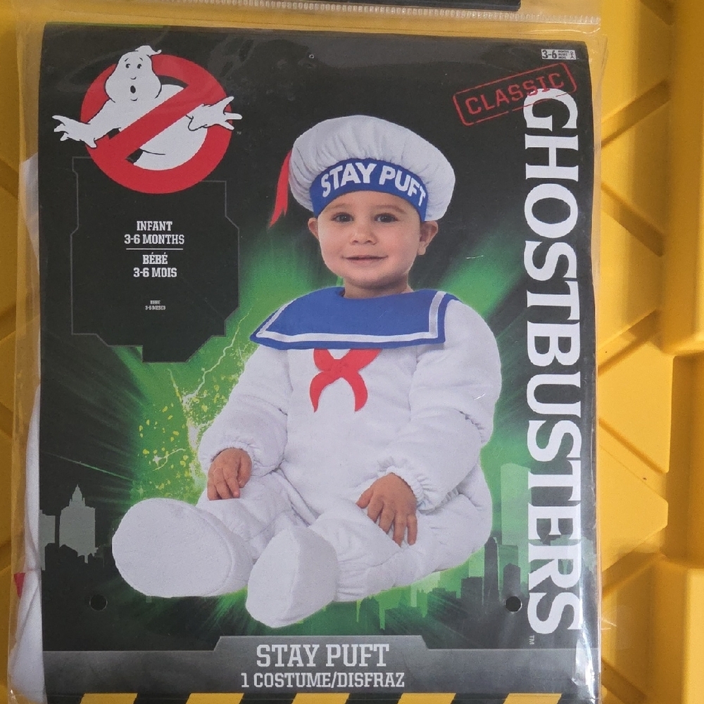 *BRAND NEW* Stay Puft Infant Costume - White and Blue